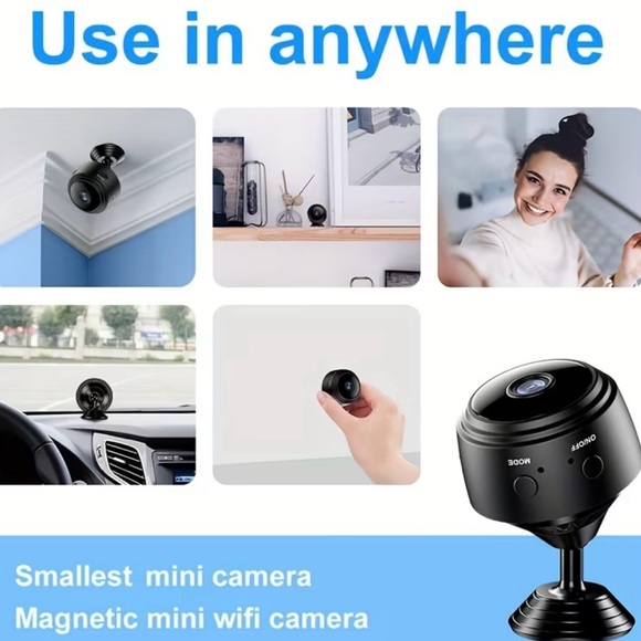 Compact Black Mini Camera - Picture 4 of 8